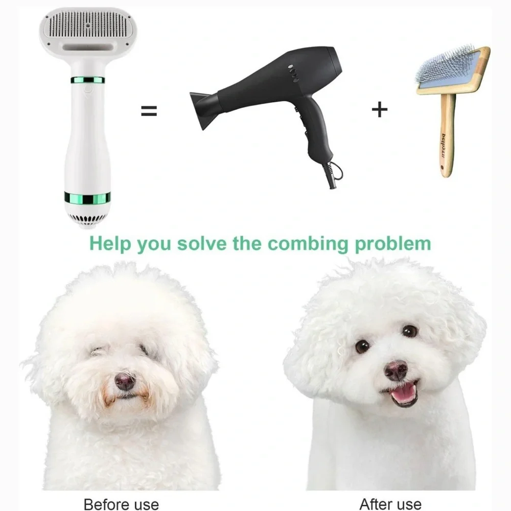 Ownpets 3-in-1 Pet Hair Grooming Blower - Like NEW
